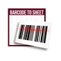 Barcode to Sheet