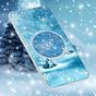 Icono de Winter Snow Clock Wallpaper