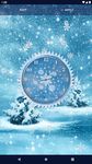 Winter Snow Clock Wallpaper screenshot apk 