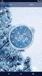 Winter Snow Clock Wallpaper screenshot apk 2