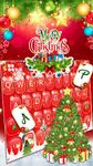 Red Christmas Keyboard Theme zrzut z ekranu apk 2