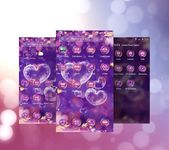 Purple Love Flower- APUS Launcher Free Theme image 5