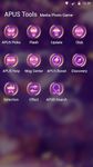 Purple Love Flower- APUS Launcher Free Theme image 1