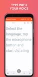 Скриншот 1 APK-версии SpeechTexter - Speech to Text