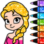 Princess Coloring Book for Kids & Girls 