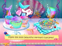 Denizkızı Unicorn Cupcake Fırın Pişirme Oyunu ekran görüntüsü APK 