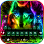 Ícone do apk Tema de teclado Colorful Wolf