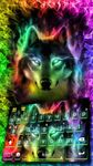 Colorful Wolf Keyboard Theme Bild 1