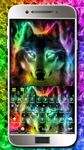 Colorful Wolf Keyboard Theme Bild 3