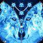 Ice Fire Wolf Lock Screen Zipper APK