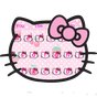 สีชมพูน่ารัก Kitty Bowknot ธีมแป้นพิมพ์การ์ตูน APK