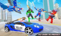 Birleşmiş polis robot araba polis kartal oyunu ekran görüntüsü APK 7