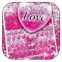 Pink Glitter Love Heart Keyboard Theme APK