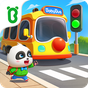 ikon Bus Sekolah Bayi Panda 