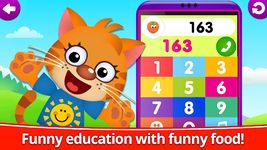 有趣的食物123-宝宝学数字! 儿童游戏和趣味数学游戏 屏幕截图 apk 13