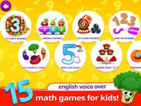 Tangkapan layar apk Funny Food 3! Math kids Number games for toddlers 1