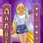 Long Golden Hair Princess Dress up game