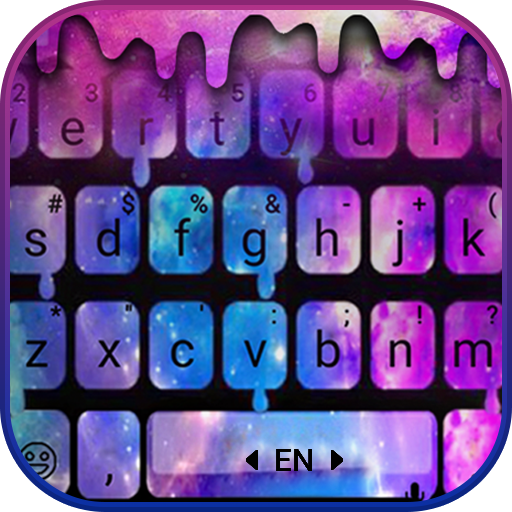 Liquid Galaxy Droplets Keyboard Theme APK - Free download app for Android