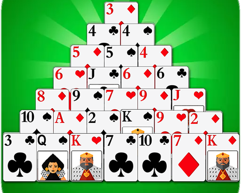 free online game pyramid solitaire
