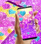 2018 Glitter hearts live wallpaper image 10