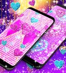 2018 Glitter hearts live wallpaper image 8