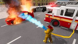 Fire Truck Driving Simulator captura de pantalla apk 7