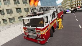 Fire Truck Driving Simulator ekran görüntüsü APK 9