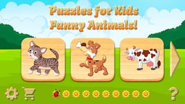 Screenshot 7 di Puzzle per bambini e suoni di animali apk