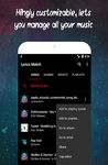 Captura de tela do apk Lyrics Match: Music Player 1