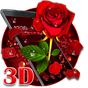 3D valentine love rose theme APK