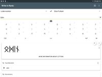 Captura de tela do apk Write in Runic 