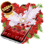 Red Rose Pigeon Heart Theme APK