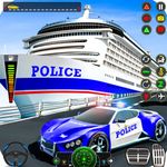 US Police Muscle Car Cargo Plane Flight Simulator screenshot apk 16