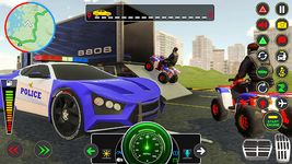 US Police Muscle Car Cargo Plane Flight Simulator screenshot apk 8