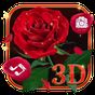 3D Rosas vermelhas Tema de amor  APK