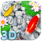 APK-иконка Тема клавиатуры "Живые 3D-золотые рыбки"