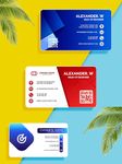 Digital Business Card Maker captura de pantalla apk 5