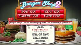 Burger Shop 2 capture d'écran apk 