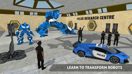 Polizei Roboter Auto Spiel - Flugzeug Transport Screenshot APK 7