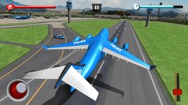 Polizei Roboter Auto Spiel - Flugzeug Transport Screenshot APK 4