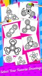 Captură de ecran Fidget Spinner Coloring Book & Drawing Game apk 5