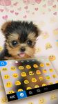 Nouveau thème de clavier Cute Tongue Cup Puppy capture d'écran apk 2