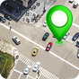 Icône de GPS Satellite route carte direction