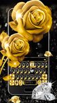 Tangkapan layar apk Tema Keyboard Gold Rose Lux 1