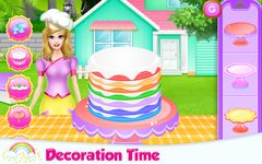 Lovely Rainbow Cake Cooking imgesi 7