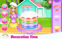 Lovely Rainbow Cake Cooking imgesi 15