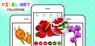 Captura de tela do apk Flowers Color by Number,Pixel Art,Sandbox Coloring 