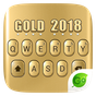 Icône apk 3D Gold 2018 GO Keyboard Theme