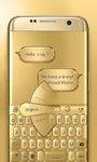 3D Gold 2018 GO Keyboard Theme image 4
