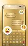 3D Gold 2018 GO Keyboard Theme image 1